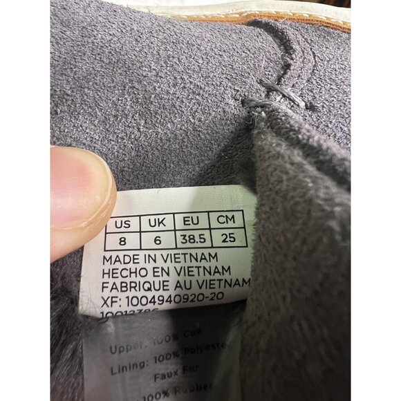 Womens TOMS PAXTON SLIP ON CHUKKA SNEAKER SHOE • Blue Suede• Size 8 - Picture 8 of 11